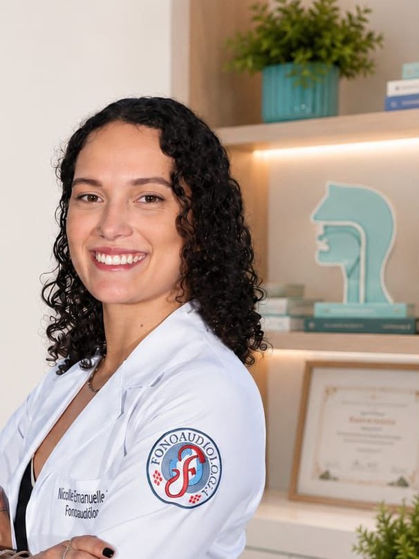 Nicolle Emanuelle, fonoaudióloga da Clínica Oliveira